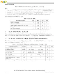 MPC8315ECVRAFDA Datasheet Page 18