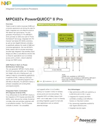 MPC8379VRALGA Datasheet Cover