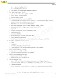 MPC860SRZQ66D4R2 Datasheet Page 5