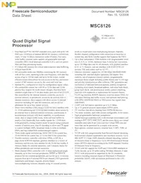 MSC8126TMP6400數據表 封面