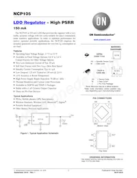 NCP105AMX345TCG Datenblatt Cover