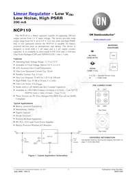 NCP110AMX085TBG Datasheet Copertura