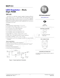 NCP151AAMX330180TCG Datenblatt Cover