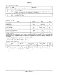 NCP699SN29T1G Datasheet Pagina 2