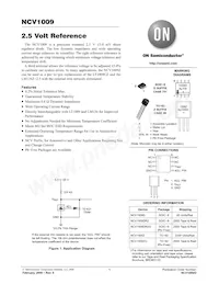 NCV1009ZG數據表 封面