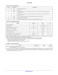 NCV8135BMTW040TBG Datasheet Page 3