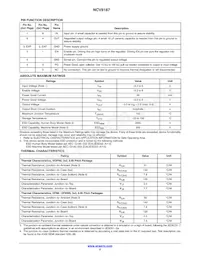 NCV8187AMT330TAG數據表 頁面 2