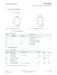 NCX2202GW Datasheet Page 3