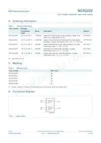 NCX2222GUX數據表 頁面 2