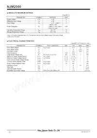 NJM2060D Datenblatt Seite 2