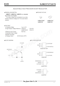 NJM2373AU-TE1# Datasheet Copertura