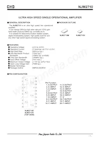 NJM2710V-TE1# Datenblatt Cover