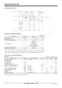 NJU7015D Datenblatt Seite 2