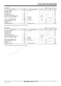 NJU7092AF-TE1 Datenblatt Seite 3