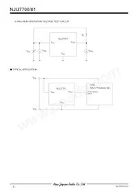 NJU7701F28-TE1 Datasheet Pagina 6