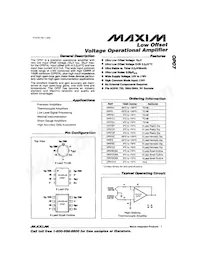 OP07EP+ Datasheet Pagina 2