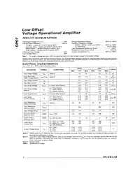 OP07EP+ Datasheet Pagina 3