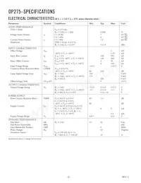 OP275GS-REEL數據表 頁面 2