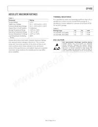 OP490GS-REEL Datasheet Pagina 5