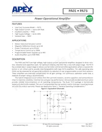 PA73M Datasheet Copertura