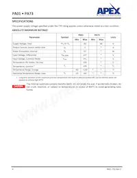 PA73M Datasheet Pagina 4