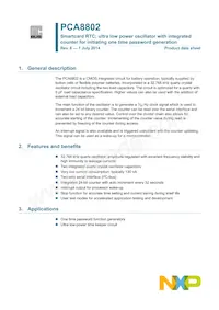 PCA8802CX8/B/1 Datasheet Copertura