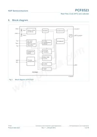 PCF8523TS/1 Datasheet Pagina 3