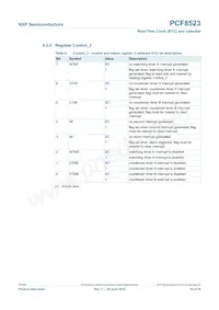 PCF8523TS/1數據表 頁面 10