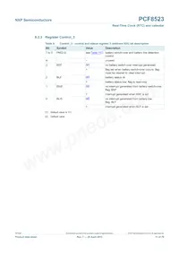 PCF8523TS/1 Datasheet Pagina 11