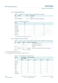 PCF8563T/F4數據表 頁面 11