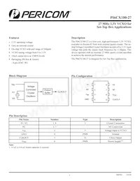 PI6CX100-27WE Datasheet Copertura
