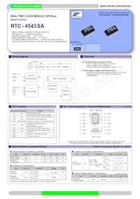 RTC-4543SA:A0 Datenblatt Cover