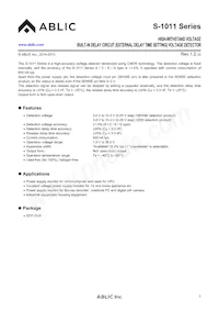 S-1011Q30-M6T1U4 Datasheet Cover