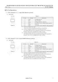 S-1011Q30-M6T1U4 Datasheet Pagina 7