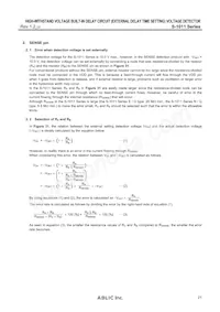 S-1011Q30-M6T1U4 Datasheet Pagina 21