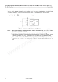 S-1011Q30-M6T1U4 Datasheet Pagina 22