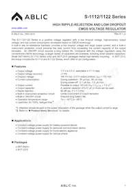 S-1122B55MC-L9OTFU Datasheet Cover