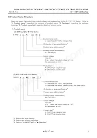 S-1122B55MC-L9OTFU Datasheet Pagina 3