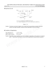 S-1122B55MC-L9OTFU Datasheet Pagina 11