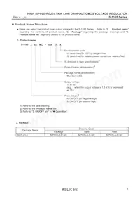 S-1165B55MC-N7OTFU Datasheet Pagina 3