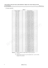 S-1165B55MC-N7OTFU Datasheet Page 4