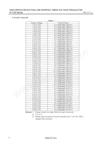 S-1165B55MC-N7OTFU Datasheet Pagina 4