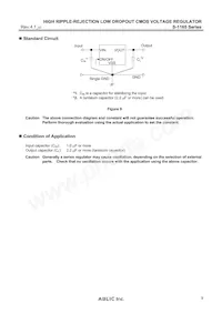 S-1165B55MC-N7OTFU Datasheet Page 9