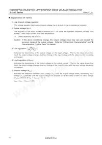 S-1165B55MC-N7OTFU Datasheet Page 10