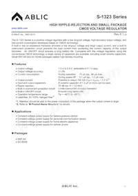 S-1323B54NB-N9NTFU Datasheet Cover