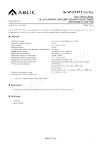 S-1411J45-K8T2U4 Datasheet Copertura