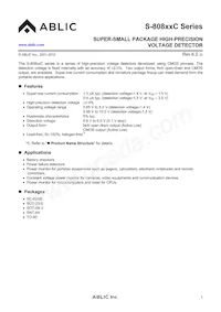 S-80829CLY-B2-U Datasheet Copertura