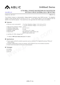 S-80919CLPF-G6PTFU Datasheet Copertura