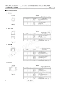 S-89430BCPH-H4CTFU Datasheet Pagina 6