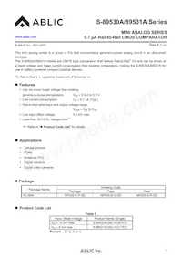 S-89531ACNC-HCCTFG Datasheet Copertura